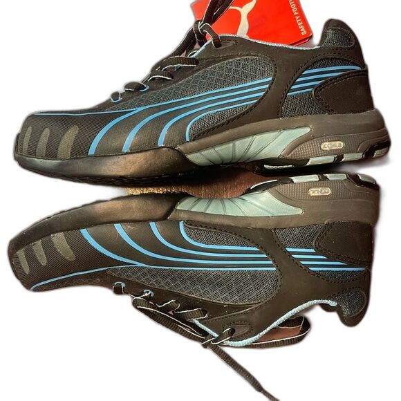 PUMA Women's Size 8 Fuse Motion ASTM F2413-11 Safety Shoes, Steel Toes, Blue - Picture 4 of 6